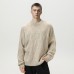 Round neck long sleeved woolen men's clothing
