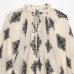 Casual style large silhouette lantern sleeve top