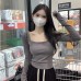 Square Neck Fitted Long Sleeve Innerwear Top for Women Square Neck Fitted Long Sleeve Innerwear Top for Women