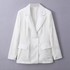 Commuting style jacquard fabric texture suit Commuting style jacquard fabric texture suit