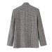 Commuting style simple and versatile stand up collar suit Commuting style simple and versatile stand up collar suit