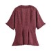 Tassel women's short sleeved top