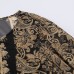 Retro slim fit printed round neck top