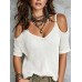 Fashionable Summer Solid Color Sleeveless Knit Top for Women Casual Shoulder-Baring Design, Lightweight and Breathable, Perfect for Everyday Wear