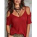 Fashionable Summer Solid Color Sleeveless Knit Top for Women Casual Shoulder-Baring Design, Lightweight and Breathable, Perfect for Everyday Wear