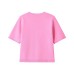 Round neck threaded knitted top