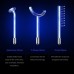 High Frequency Beauty Device Red and Purple Light Combination 6-Piece Set with Handle Portable Round Home Beauty Instrument
