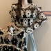 Fashionable Knitted Long Sleeve Top for Women, Spring Summer, Crochet Lace-Up Cover-Up, Slimming Outfit for Plus Size