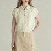 Fried Dough Twists Versatile Solid Short Sleeve Knit