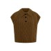 Fried Dough Twists Versatile Solid Short Sleeve Knit