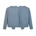 Fried Dough Twists crew neck stripe versatile contrast simple knit