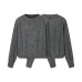 Fried Dough Twists Stripe Versatile Simple Knit