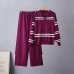 Contrast striped lapel set Contrast striped lapel set