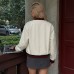 Stand up collar zipper short baseball jersey Stand up collar zipper short baseball jersey