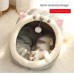 New Season Four-Season Cat House, Cat Hut, Dog Bed, Summer Cat Villa, Semi-Enclosed Cat Nest, Pink Rabbit Style