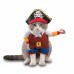 Pet Dog Pirate Costume Universal Two-Legged Pet Clothing Cute Pet Pirate Transforming Outfit