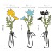 Hot selling Wall Decoration Background Iron Art Painting New Metal Vase Wall Hanging Wall Decoration Bedroom Living Room Home Fu