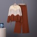 Hooded long sleeved suit