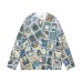 Cartoon full print digital long sleeved round neck knit