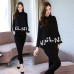 Spring and Autumn New Fashion Plus Size Women's Two-Piece Set, Chic Long Sleeve Loose Elegant Youthful Look Outfit