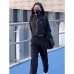Casual Sportswear Set for Women, Fashionable and Loose Running Outfit Two-Piece Set
