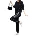 Casual Set Fashion Plus Size Women's Loose Long Sleeve Slim Two-Piece Set Trendy