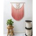 Handmade woven tapestry tassel wall decoration
