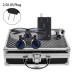 Portable 2.5X/3.5X HD Medical Glasses-Style Magnifier with LED Headlamp Set and Carrying Case