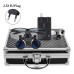 Portable 2.5X/3.5X HD Medical Glasses-Style Magnifier with LED Headlamp Set and Carrying Case
