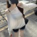 White Long Sleeve Batwing Asymmetrical Neck Loose Fit Lightweight Women's Sun Protection Top White Long Sleeve Batwing Asymmetrical Neck Loose Fit Lightweight Women's Sun Protection Top