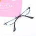 Two-dimensional soft sister non-lens half-frame glasses multi-color selection Eyeglasses Frames
