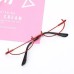 Two-dimensional soft sister non-lens half-frame glasses multi-color selection Eyeglasses Frames