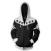 Uzumaki Naruto Cosplay Akatsuki Cloak Hoodie Naruto Uchiha Itachi Anime Adult men Ms 3D Printed Zip Hooded Sweatshirt Jacket