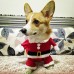 Lovely Christmas Pet Santa Claus Suit Costumes Cat Puppy Warm Comfortable Jumpsuit Hoodies Clothes Pet Xmas Decoration