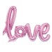 Ligatures LOVE Letter Foil Balloon Anniversary Wedding Valentines Birthday Party Decoration Champagne Cup Photo Booth Props