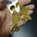 Fashion Acrylic Jewelry Custom for Womens Long Drop Earrings Gold Pink Good Luck Brocade Carp Dangle Earring Girl's Gift