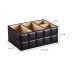 High Quality Luxury PU Leather Storage box Cosmetic Organizer Remote Control Phone Holder Home Office Organizer makeup organizer