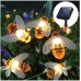 Holiday Light  Christmas Tree Decoration Outdoor Garland Solar Lamp Bee20/30/50led 8Mode For Wedding Party Garden Balcony Fairy