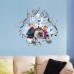 Cartoon Frozen Kids DIY 3D Sticker Snow Puzzle Children's Room Decoration Kindergarten Stickers Pegatinas Autocollant Enfant