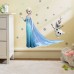 Cartoon Frozen Wall Stickers Elsa Princess Olaf Wall Stickers Tags For Living Room, Girls Room, Bedroom, Chirdren Room