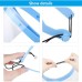 Dental Protective Cover Kit Adjustable Detachable 10 PCS Full Face Shield Visors 1 Frame Anti-Fog Dustproof Dental Equipment