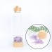 Natural Crystal Quartz Water Bottle Gemstone Glass Elixir Water Bottle Point Gravel Irregular Stone Cup  Christmas Holiday gift