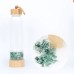 Natural Crystal Quartz Water Bottle Gemstone Glass Elixir Water Bottle Point Gravel Irregular Stone Cup  Christmas Holiday gift