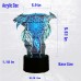 H Valentine Wind Chimes Table Lamp Switch Dream Catcher 3D Touch Night Light Bedroom Party Desk Decor Lamp Girls xmas